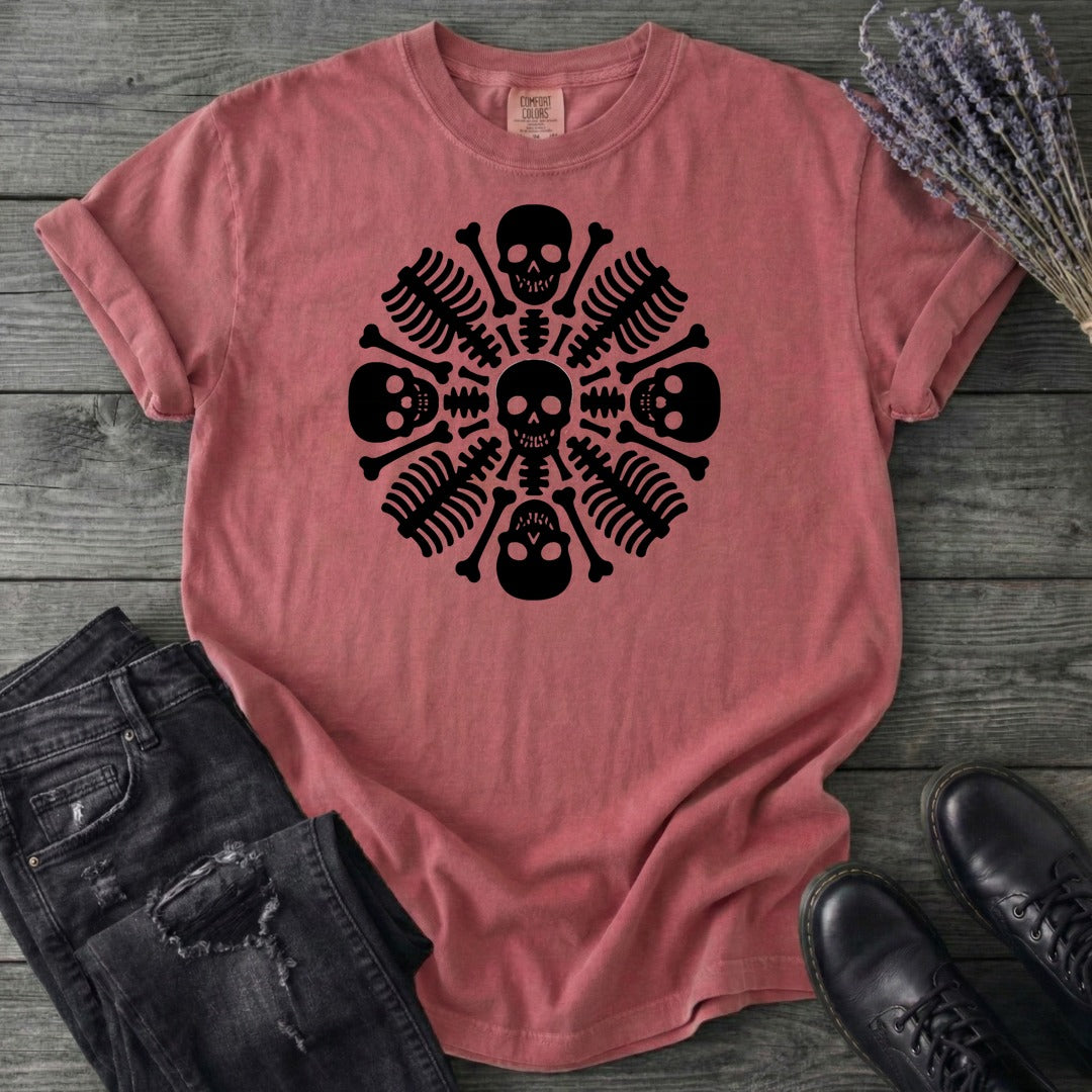 Skeleton Mandala T-Shirt