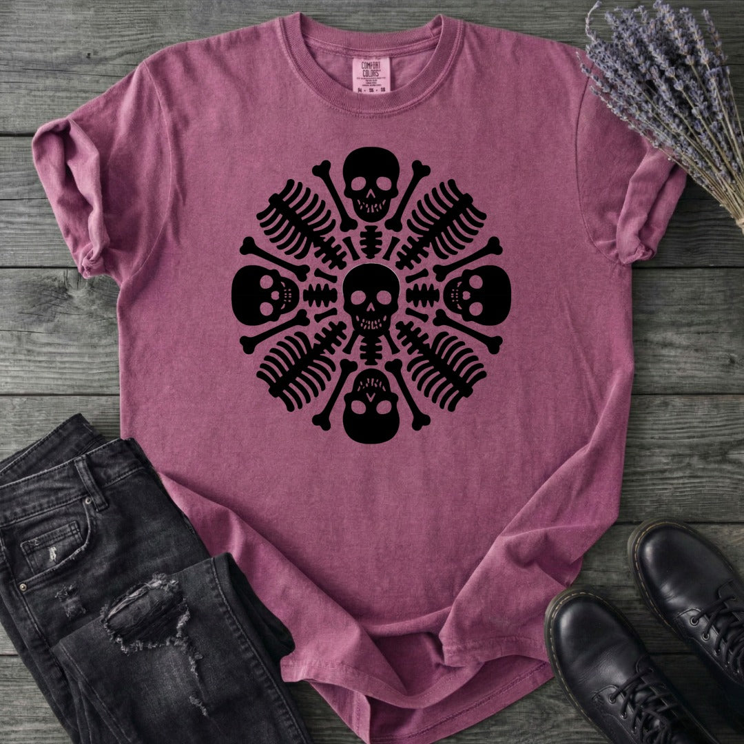 Skeleton Mandala T-Shirt