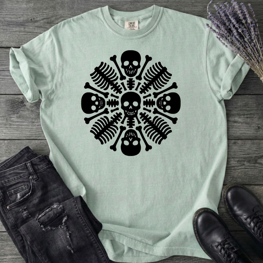 Skeleton Mandala T-Shirt
