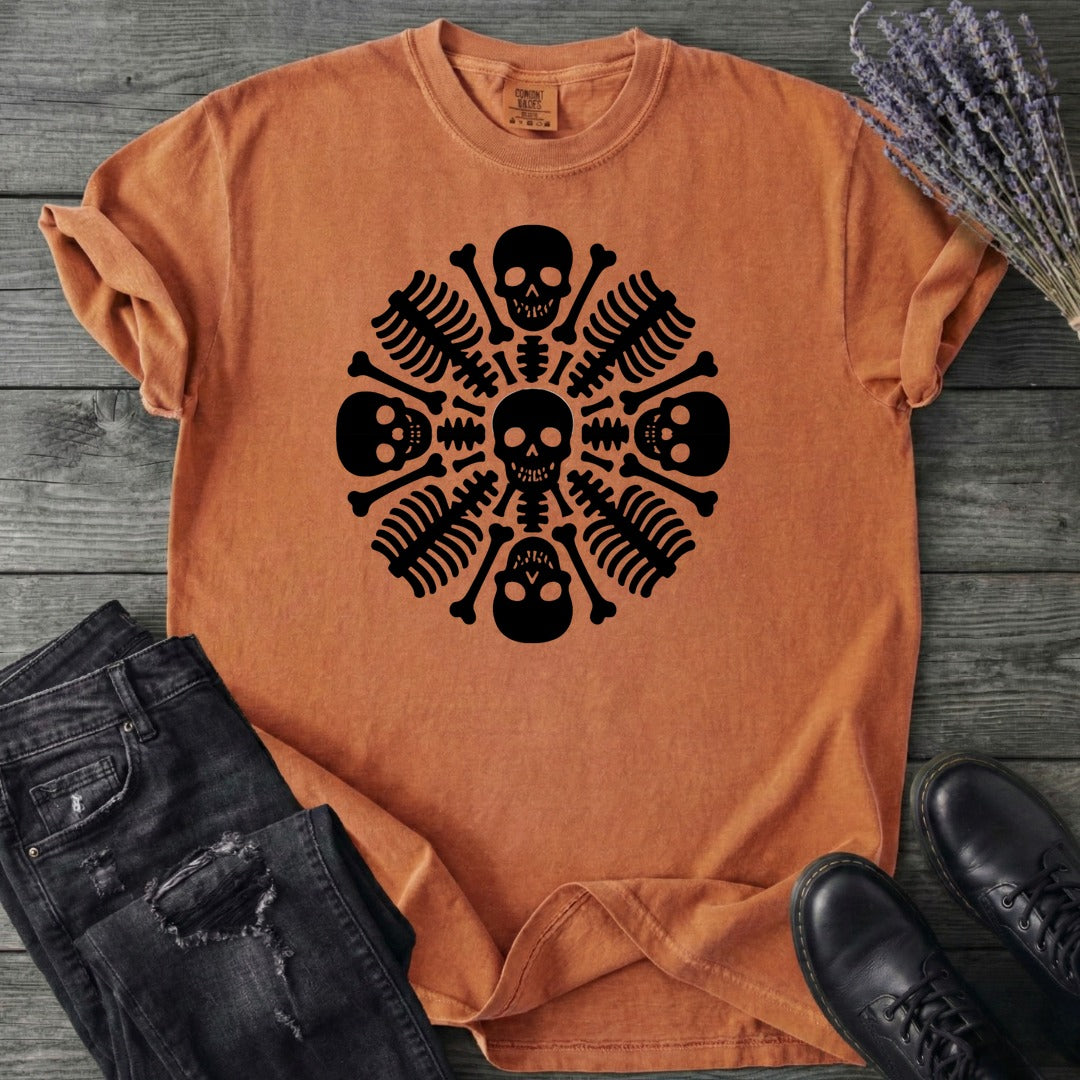 Skeleton Mandala T-Shirt
