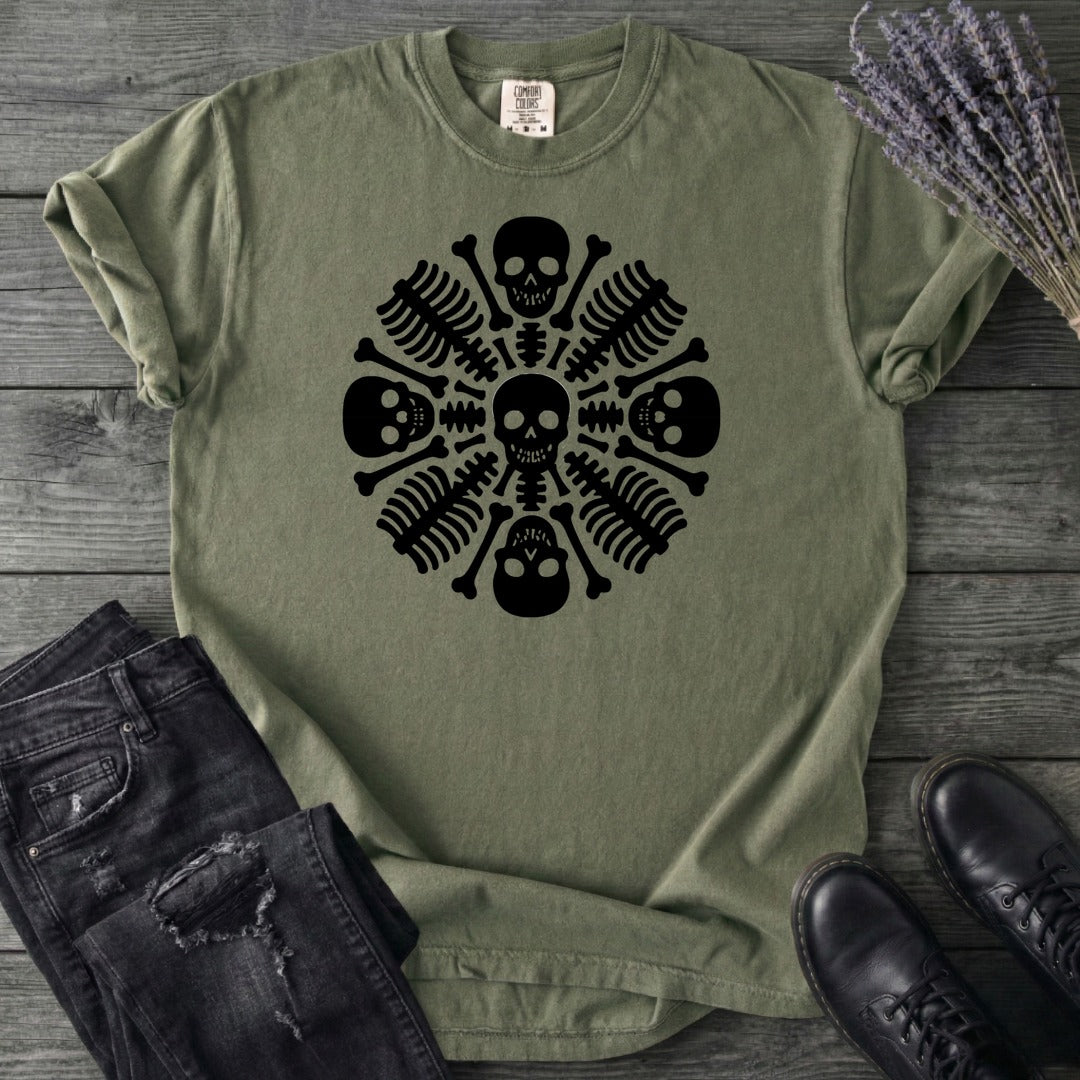 Skeleton Mandala T-Shirt