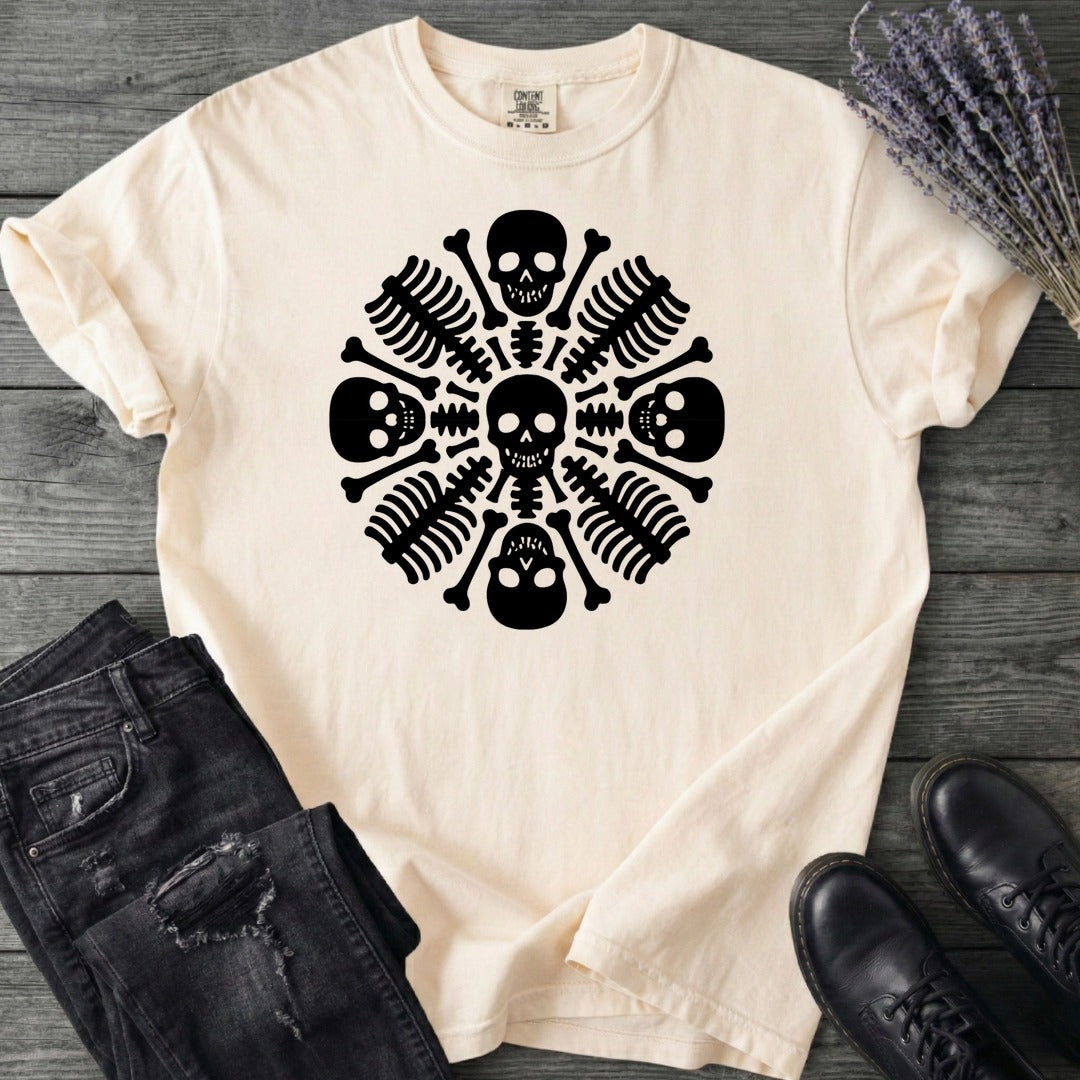 Skeleton Mandala T-Shirt