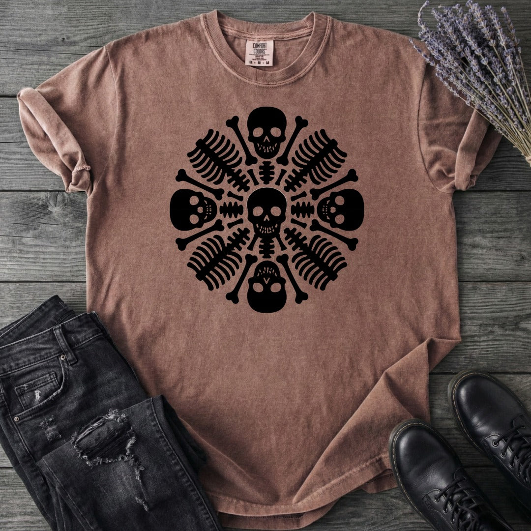 Skeleton Mandala T-Shirt