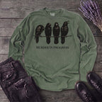 Murder In Progress Crows Long Sleeve T-Shirt