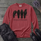 Murder In Progress Crows Long Sleeve T-Shirt