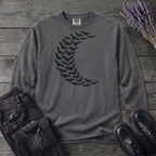 Bat Crescent Moon Long Sleeve T-Shirt