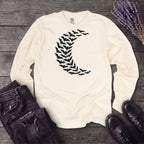 Bat Crescent Moon Long Sleeve T-Shirt