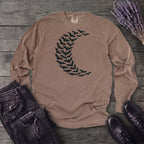 Bat Crescent Moon Long Sleeve T-Shirt