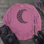 Bat Crescent Moon Long Sleeve T-Shirt