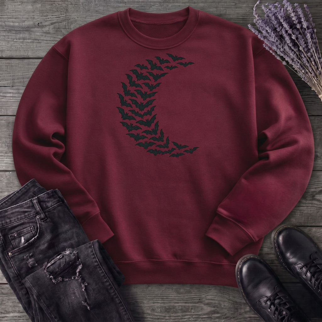 Bat Crescent Moon Sweatshirt