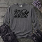 currently avoiding everyone Long Sleeve T-Shirt
