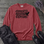currently avoiding everyone Long Sleeve T-Shirt