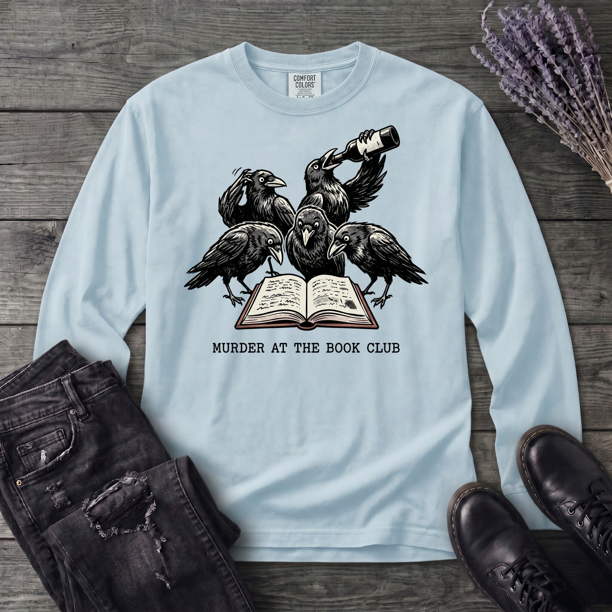 Murder At The Book Club Long Sleeve T-Shirt