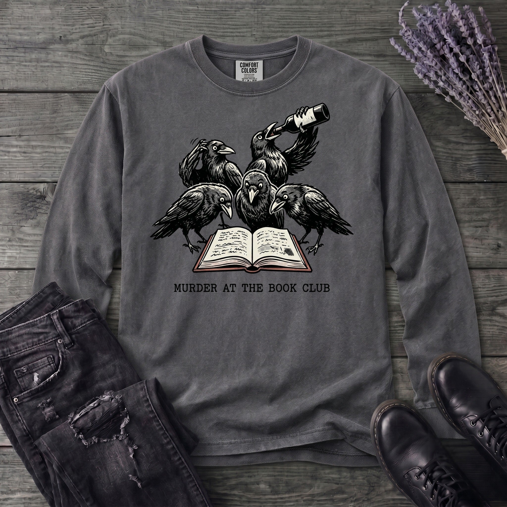 Murder At The Book Club Long Sleeve T-Shirt