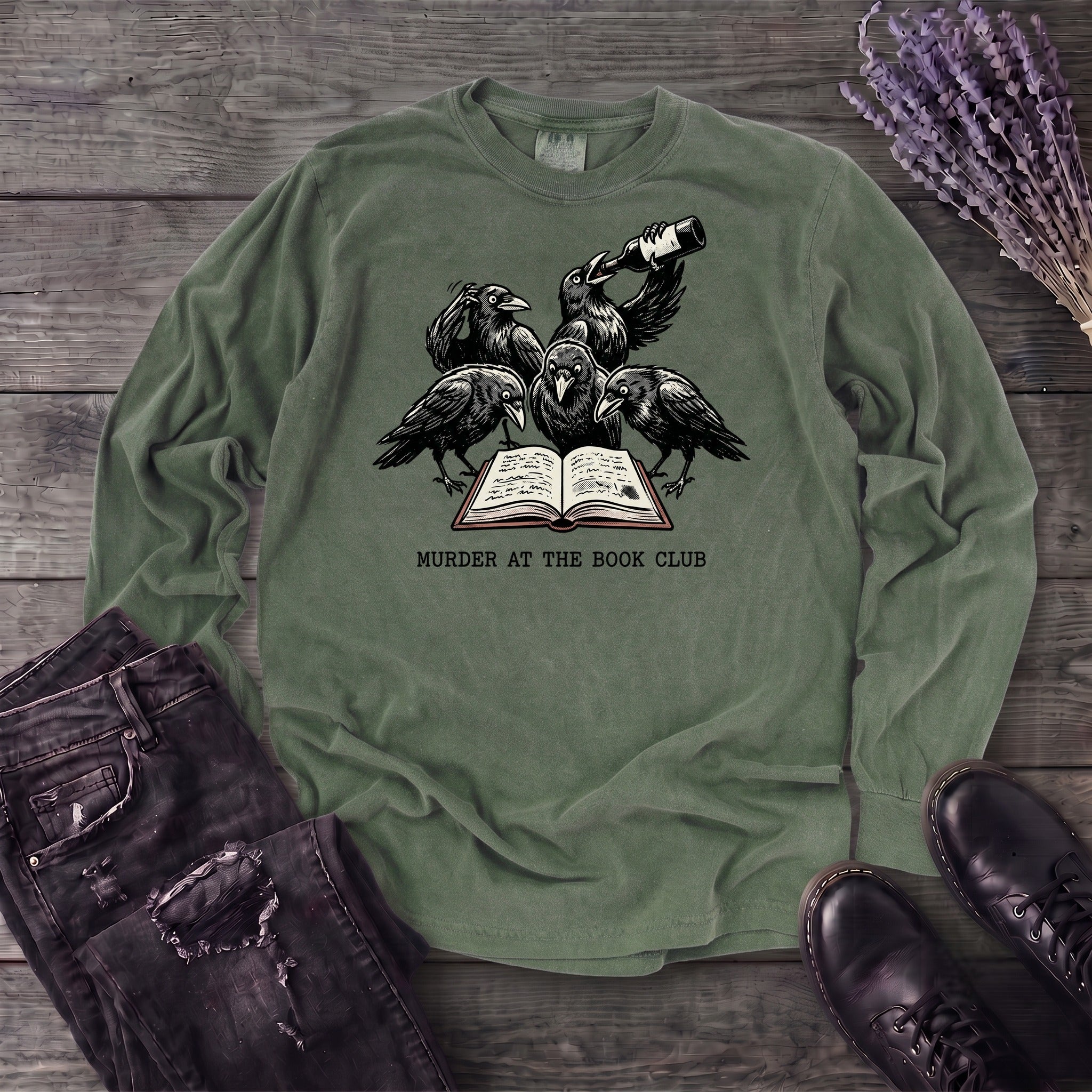 Murder At The Book Club Long Sleeve T-Shirt
