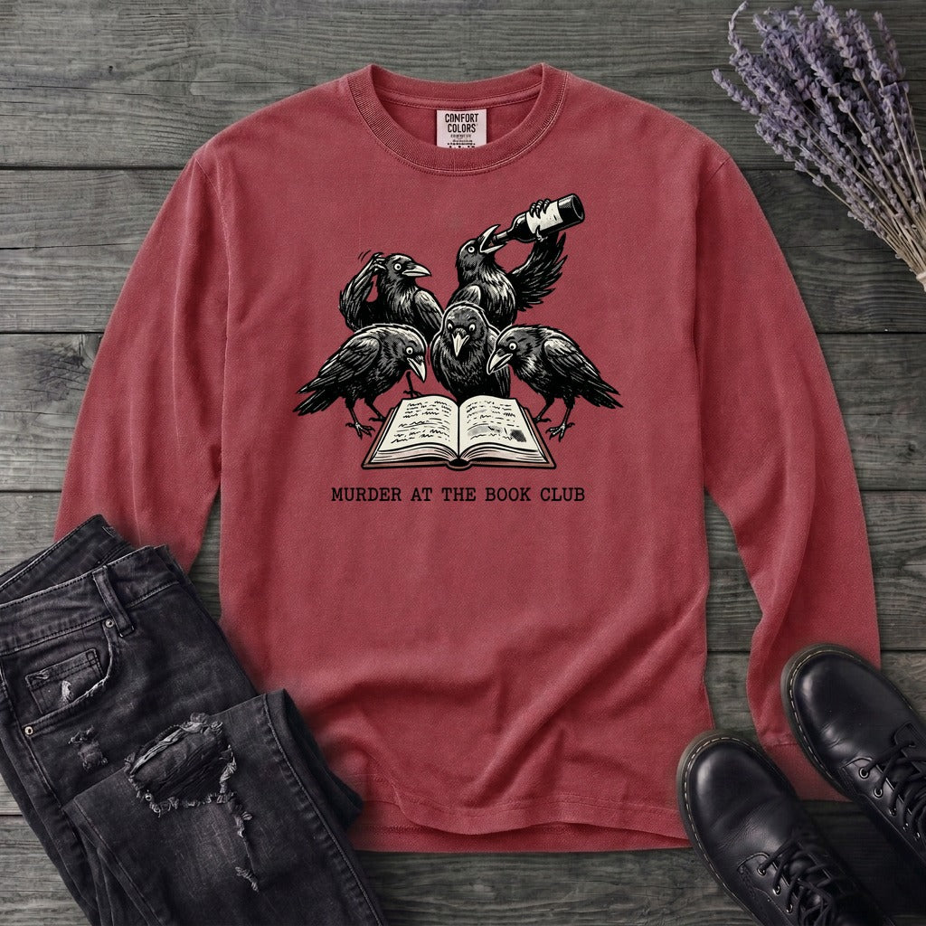 Murder At The Book Club Long Sleeve T-Shirt