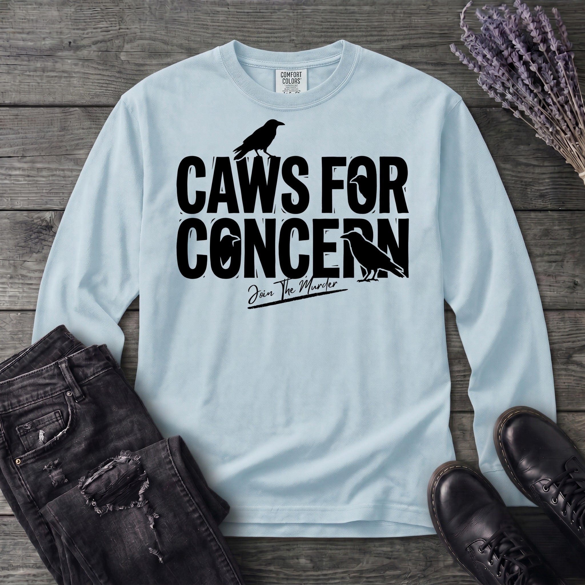 Caws For Concern Long Sleeve T-Shirt