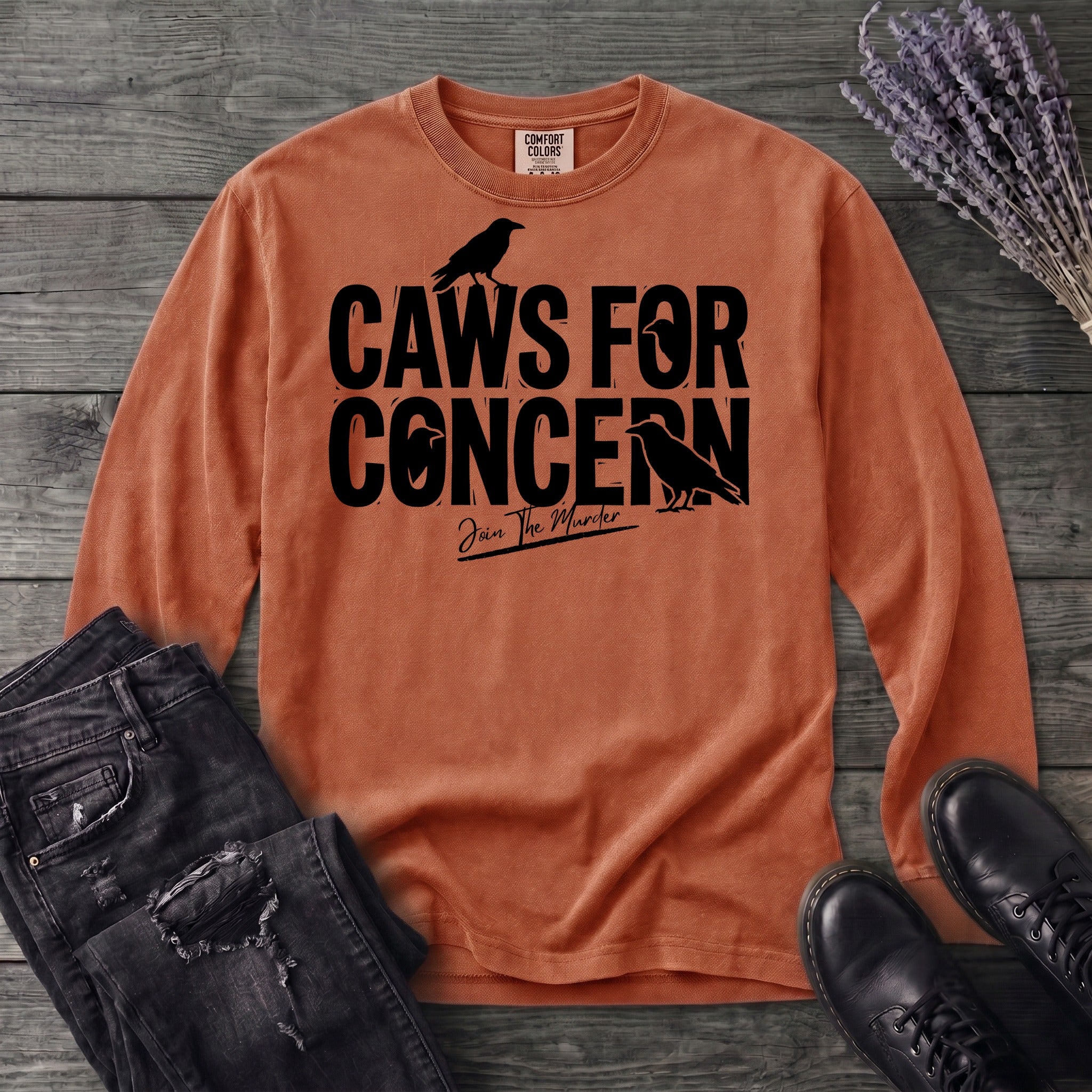 Caws For Concern Long Sleeve T-Shirt