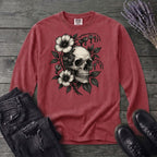 Skull Bleeding Hearts Long Sleeve T-Shirt