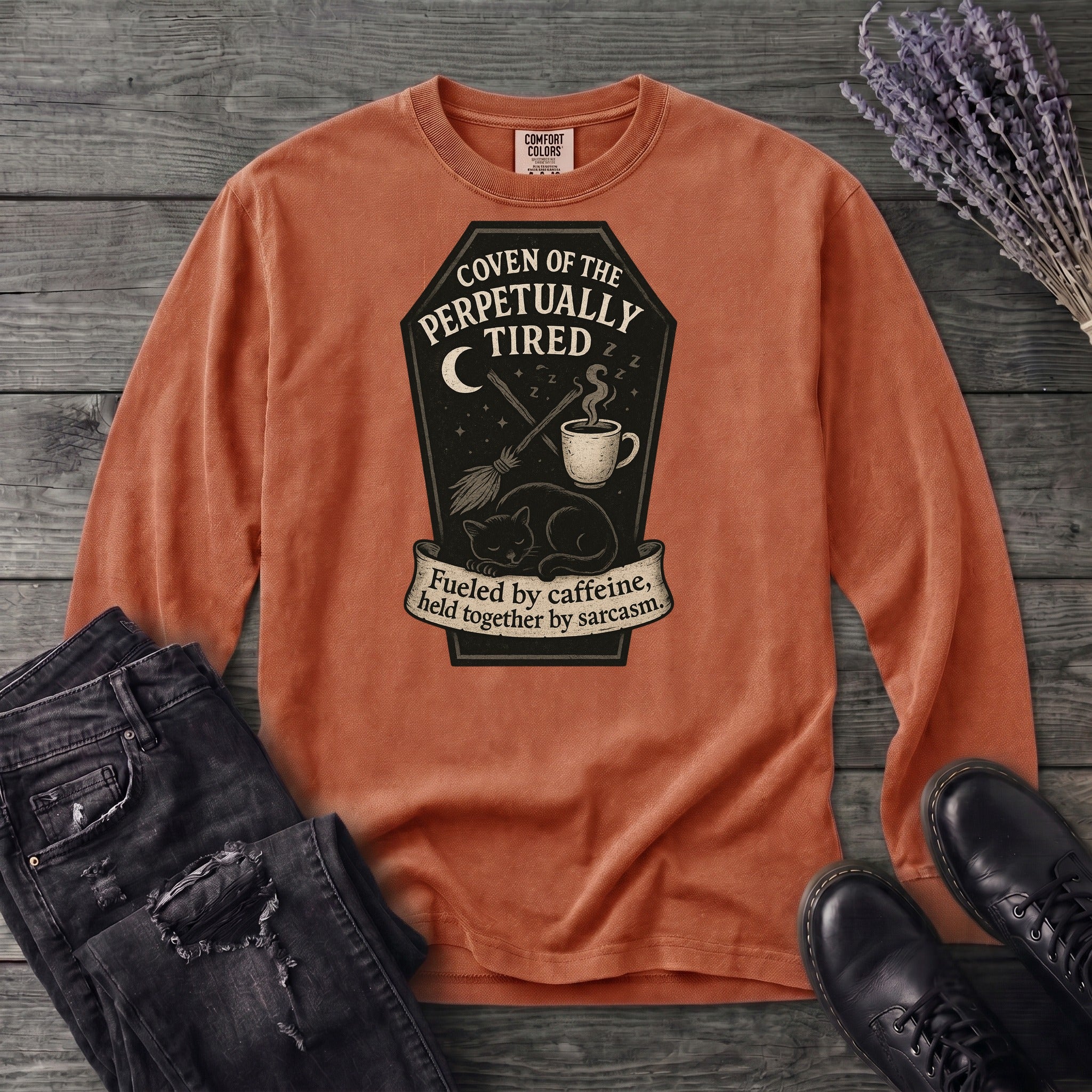 Coven Of The Perpetually Tired Long Sleeve T-Shirt