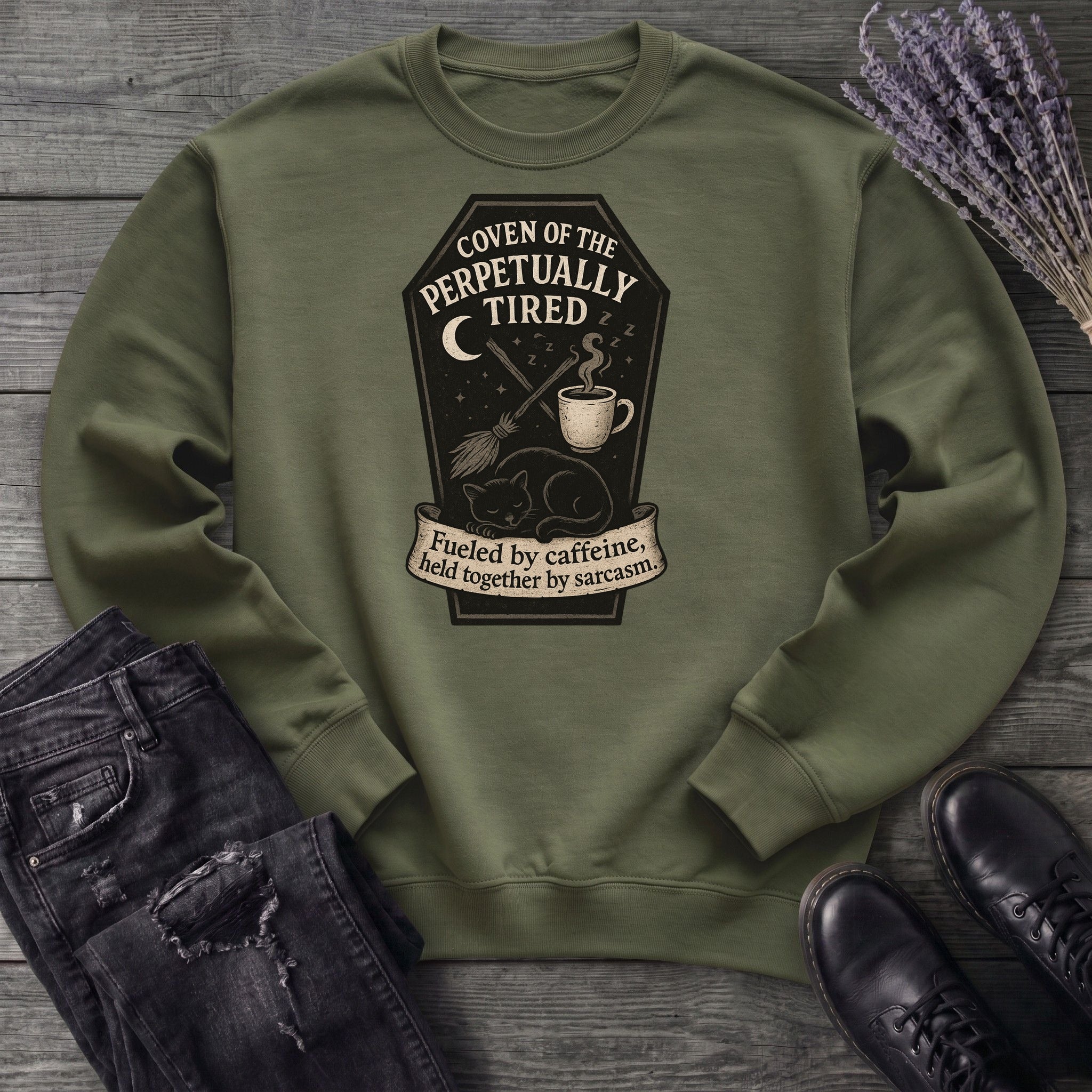 Coven Of The Perpetually Tired Sweatshirt