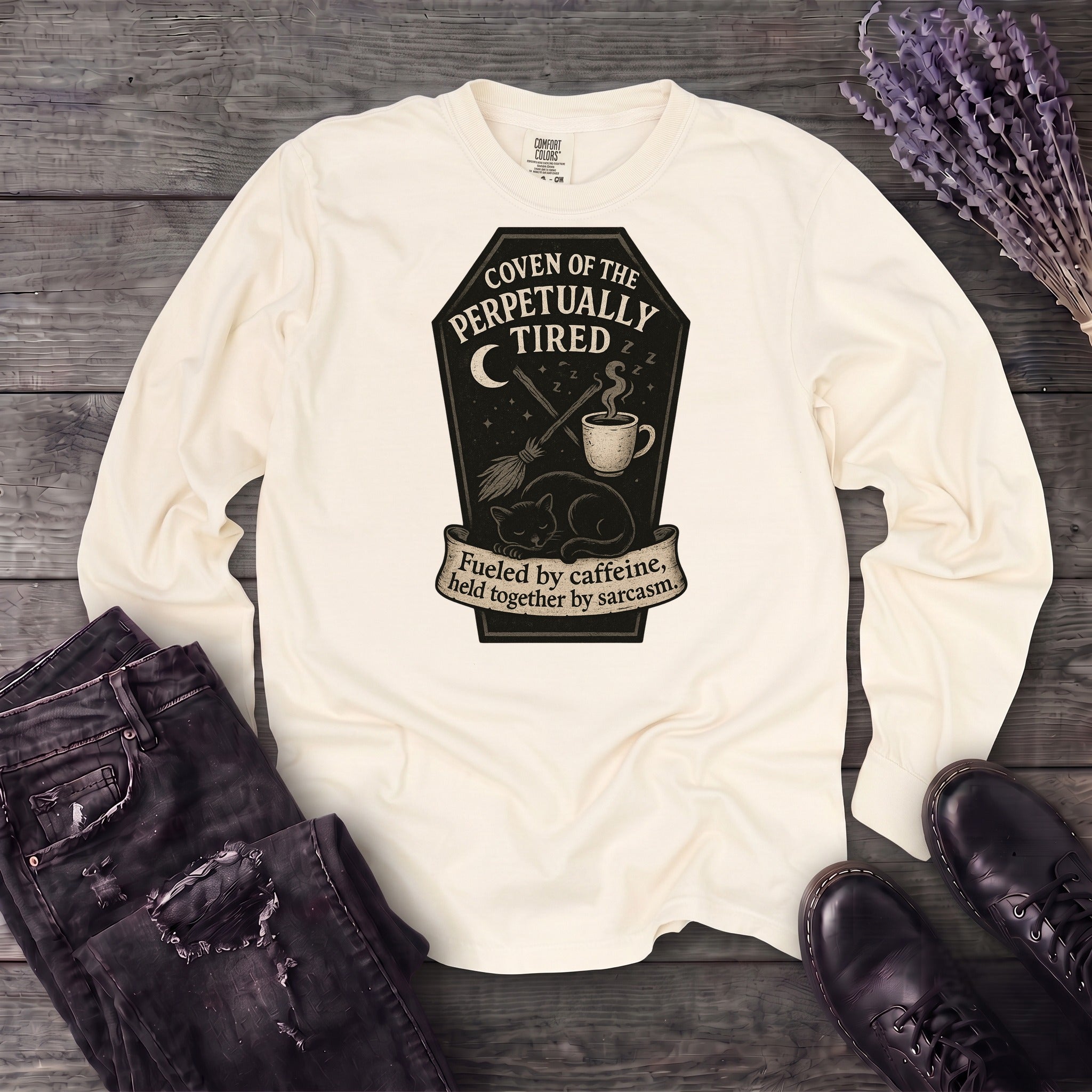 Coven Of The Perpetually Tired Long Sleeve T-Shirt
