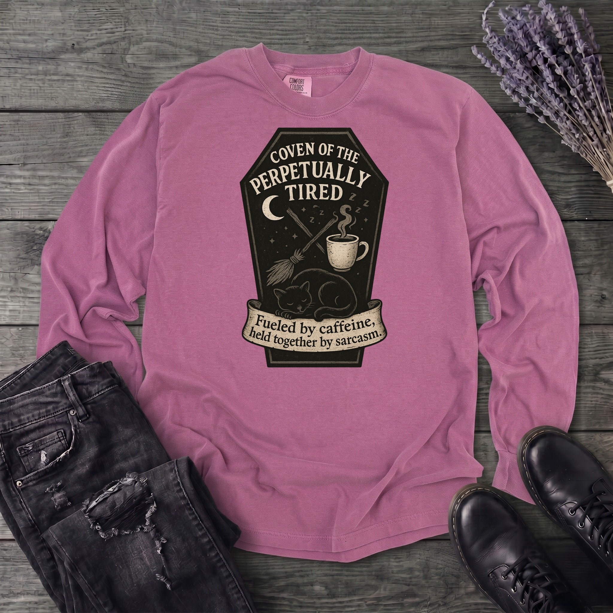 Coven Of The Perpetually Tired Long Sleeve T-Shirt