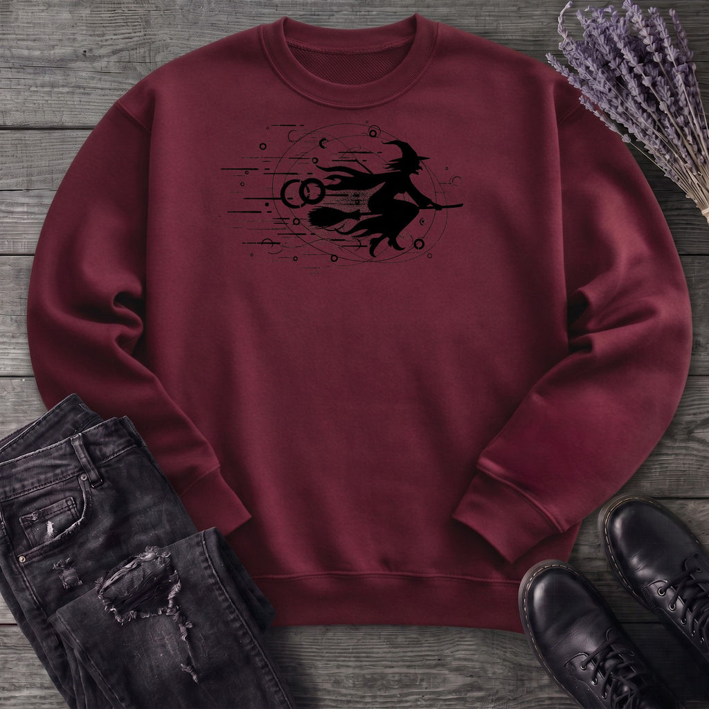 Flying Witch Grunge Sweatshirt