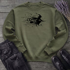 Flying Witch Grunge Sweatshirt