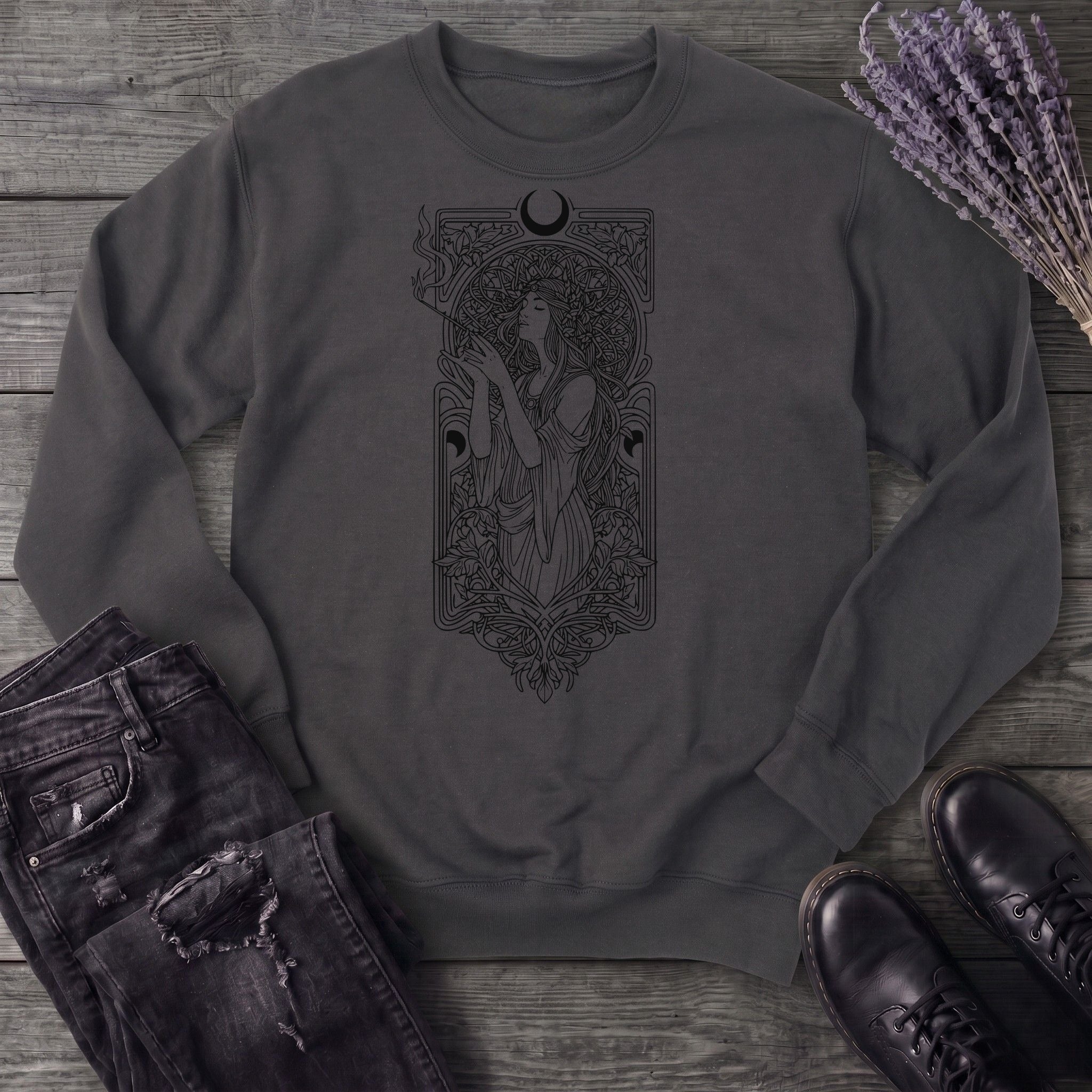 Art Nouveau Goddess Sweatshirt