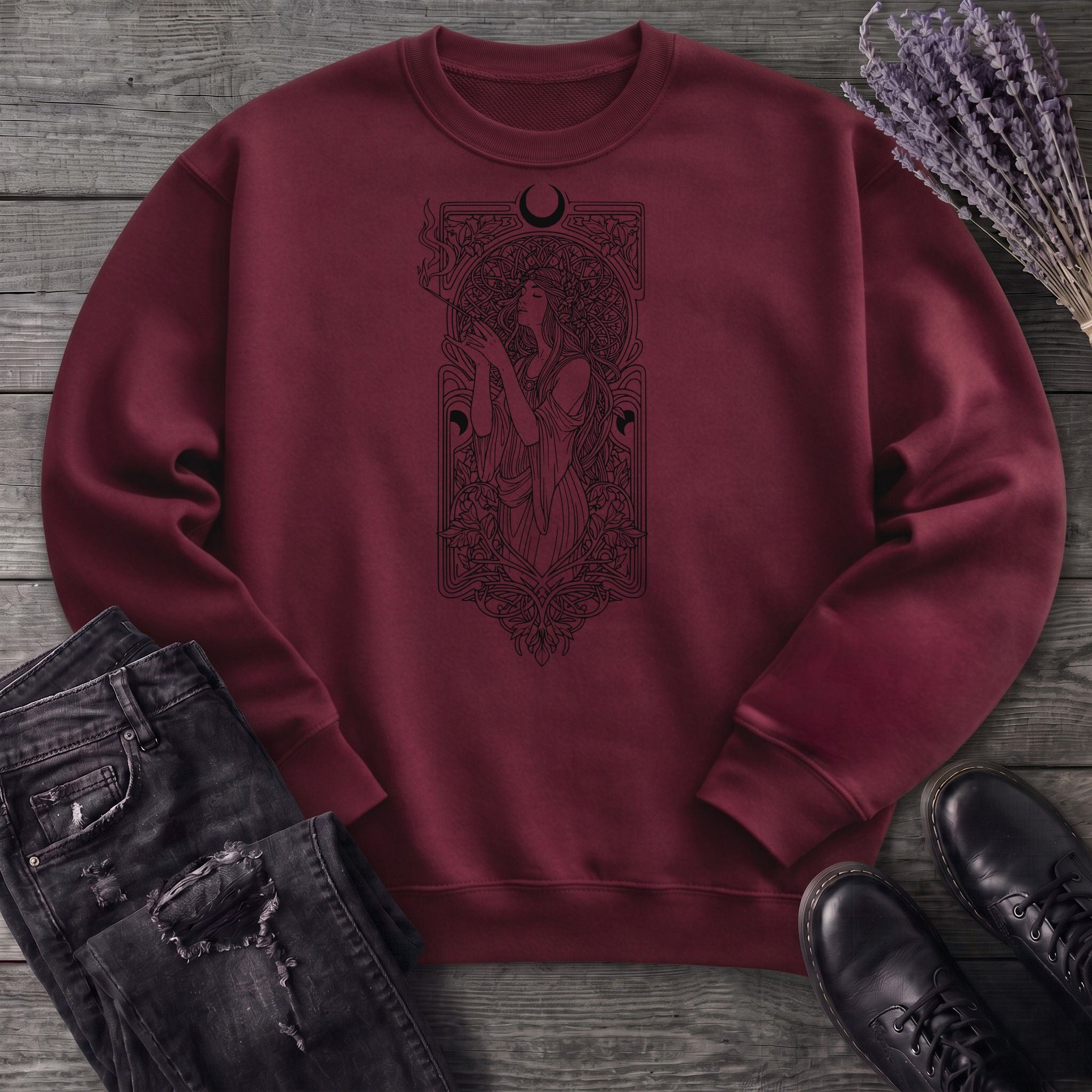 Art Nouveau Goddess Sweatshirt