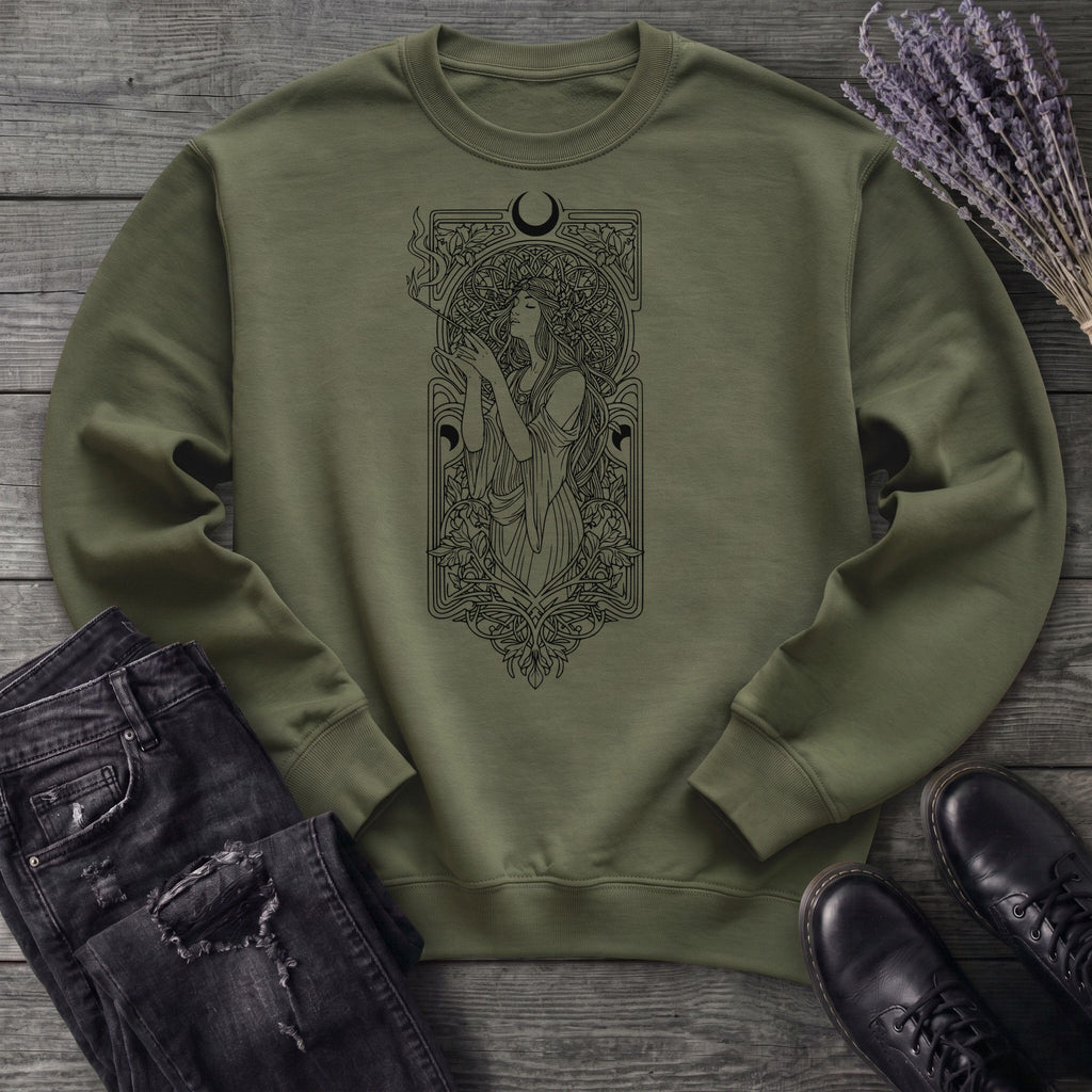 Art Nouveau Goddess Sweatshirt