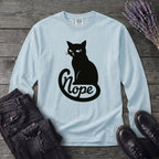 nope cat Long Sleeve T-Shirt