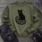nope cat Sweatshirt