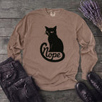 nope cat Long Sleeve T-Shirt