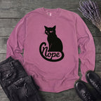 nope cat Long Sleeve T-Shirt