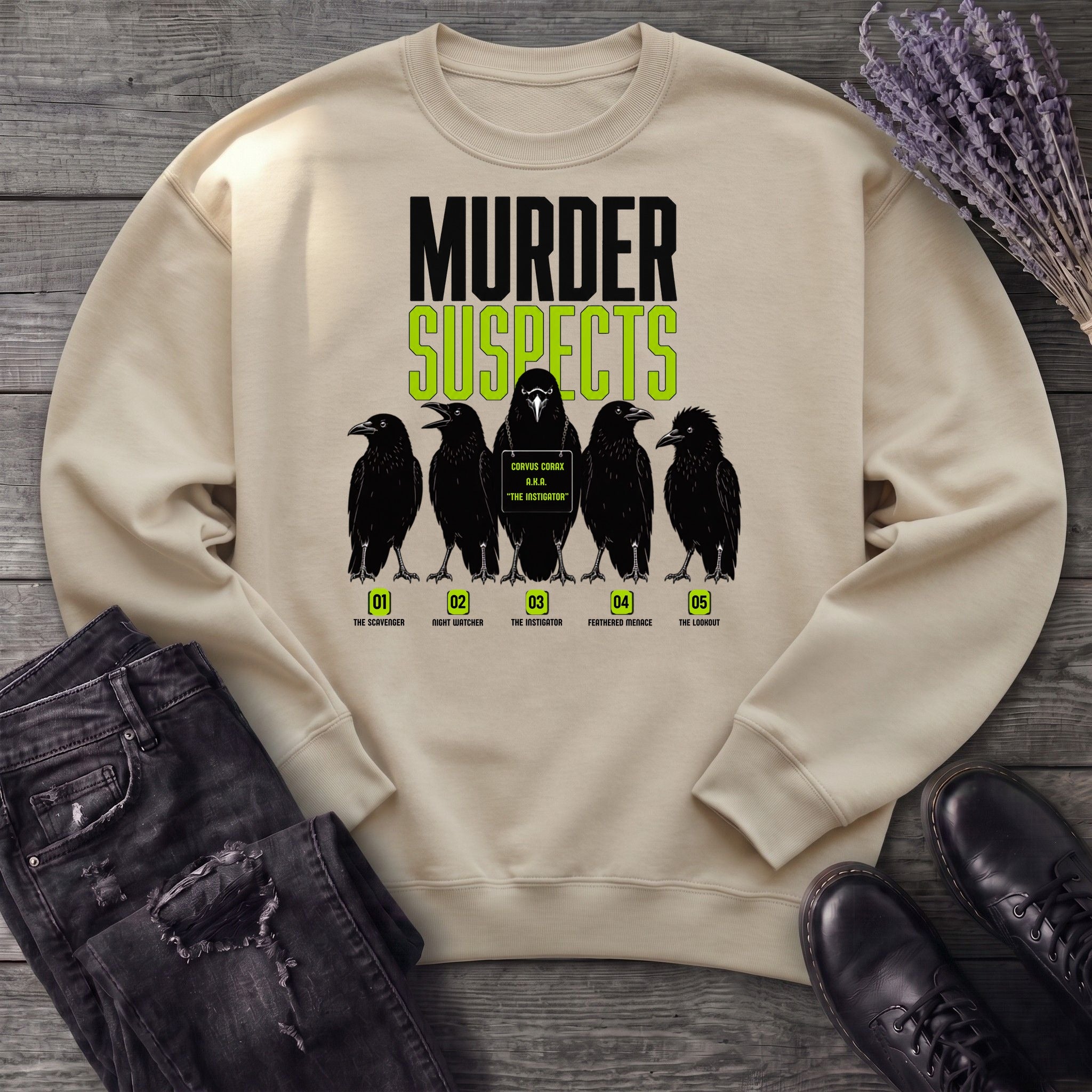 Murder Suspects Sweatshirt