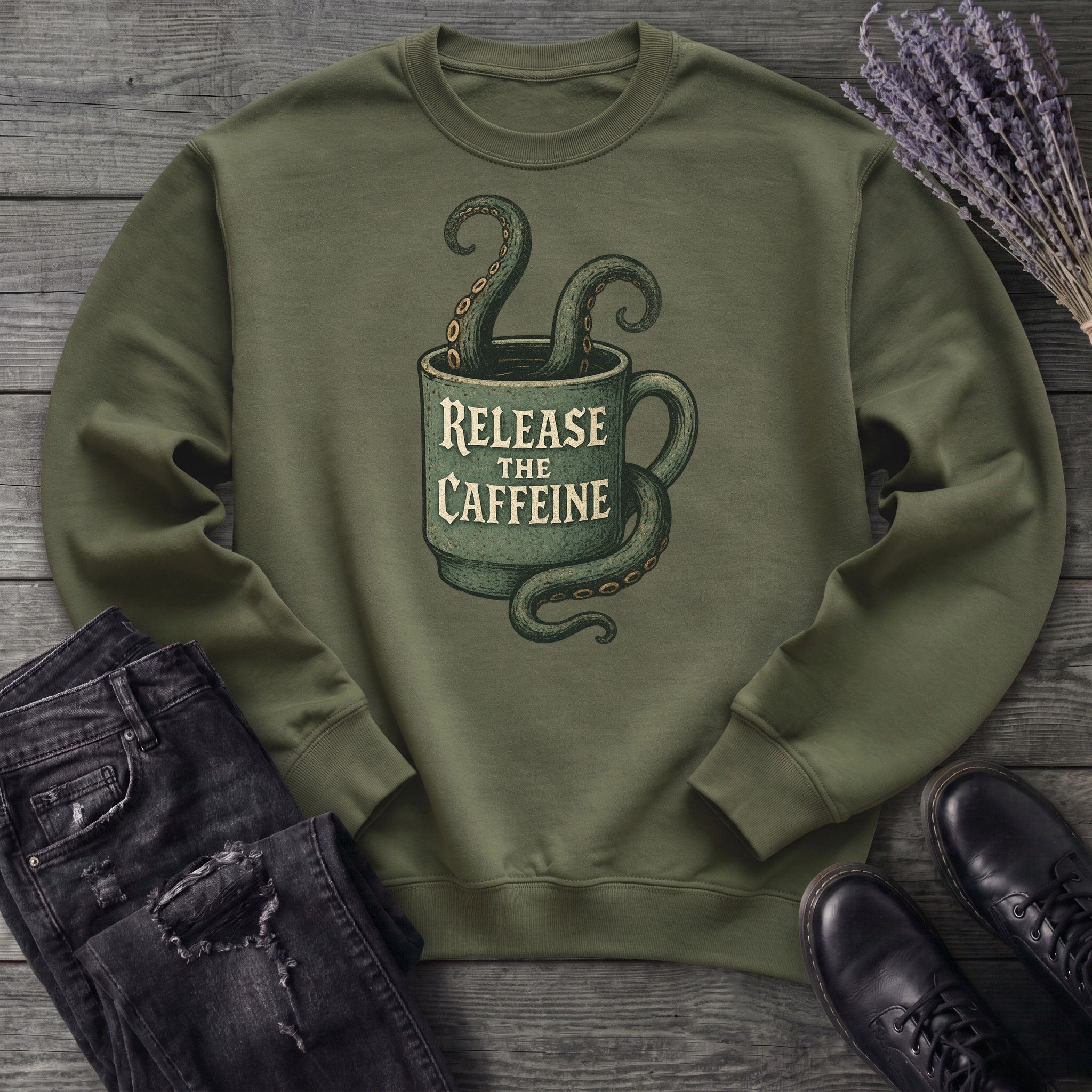 Release The Caffeine Sweatshirt