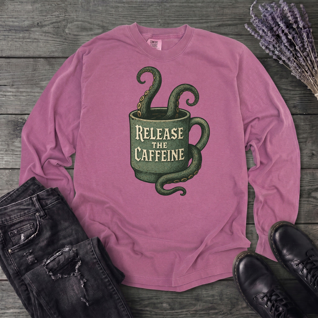Release The Caffeine Long Sleeve T-Shirt