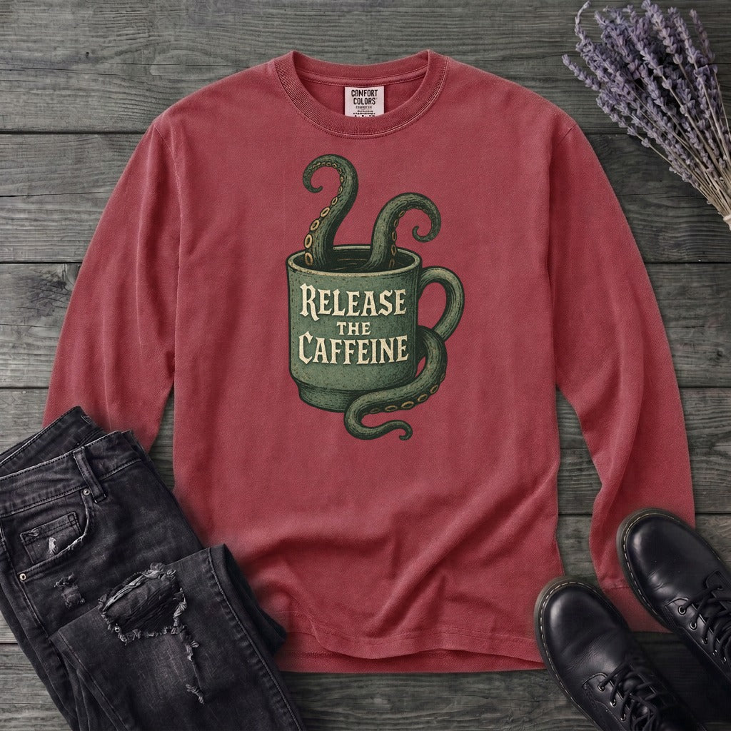 Release The Caffeine Long Sleeve T-Shirt
