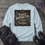 Easily Distracted By Crows and Curiosities Long Sleeve T-Shirt