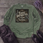 Easily Distracted By Crows and Curiosities Long Sleeve T-Shirt