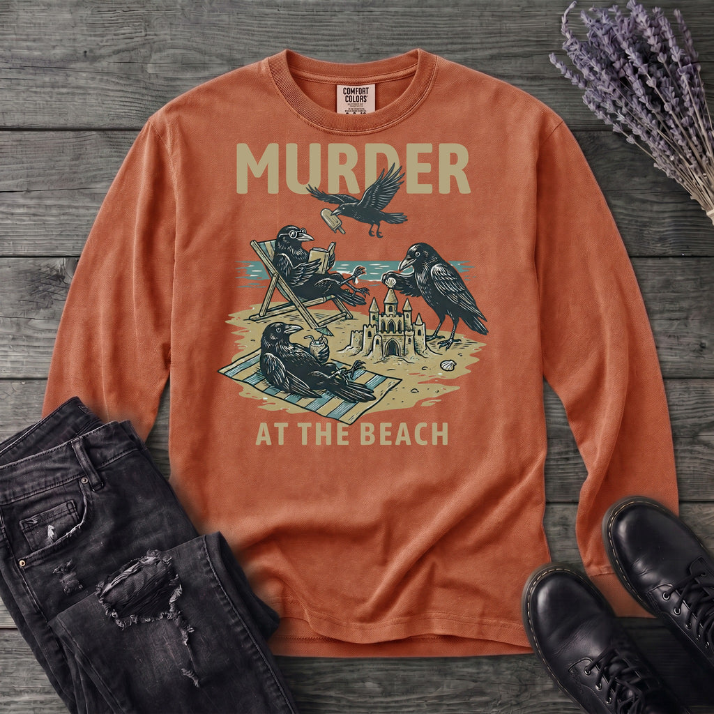 Murder At The Beach Long Sleeve T-Shirt