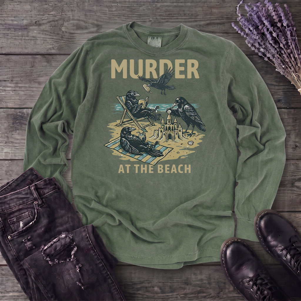 Murder At The Beach Long Sleeve T-Shirt
