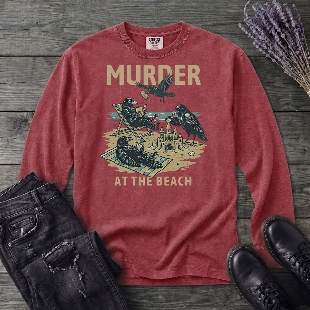 Murder At The Beach Long Sleeve T-Shirt