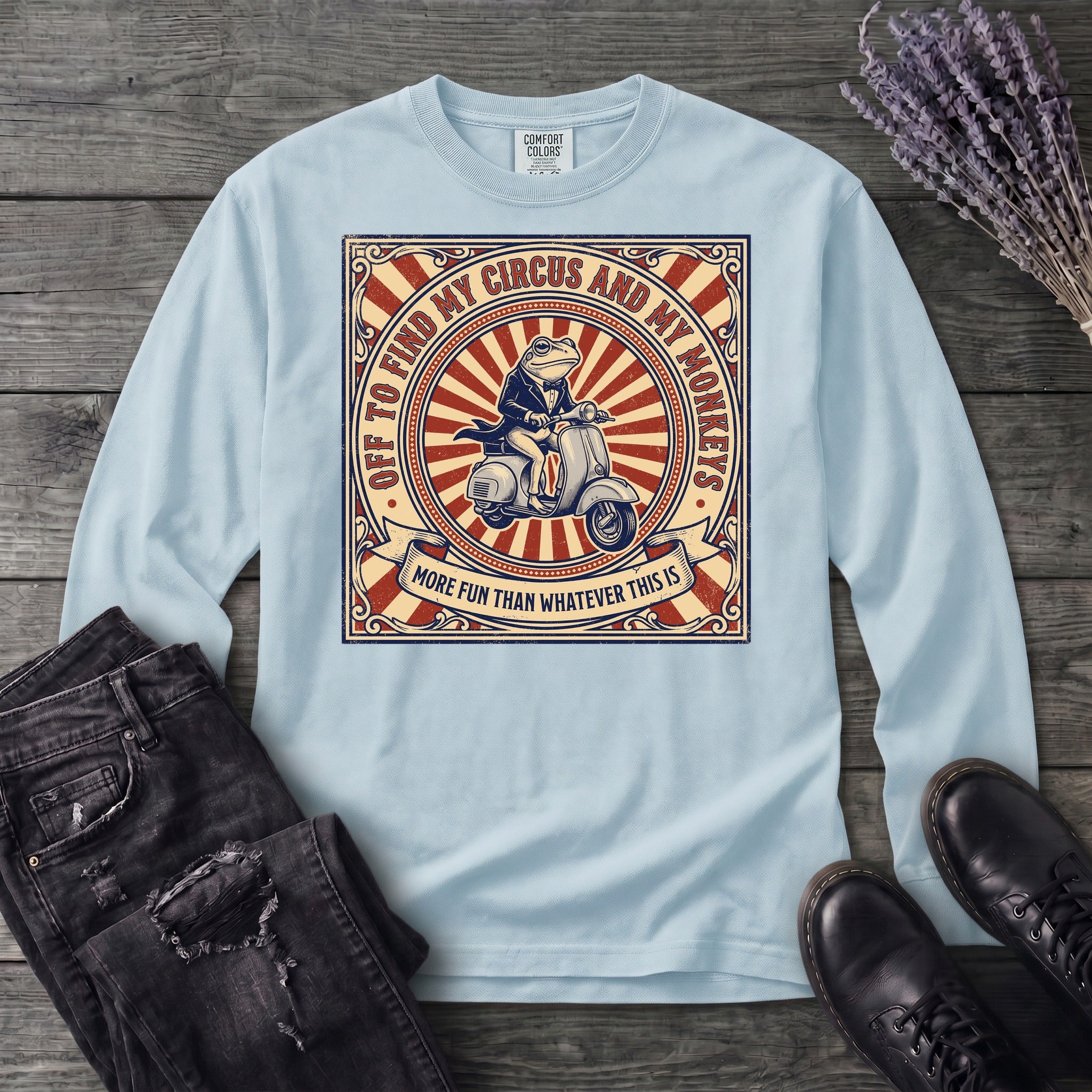 Find My Circus and Monkeys Long Sleeve T-Shirt