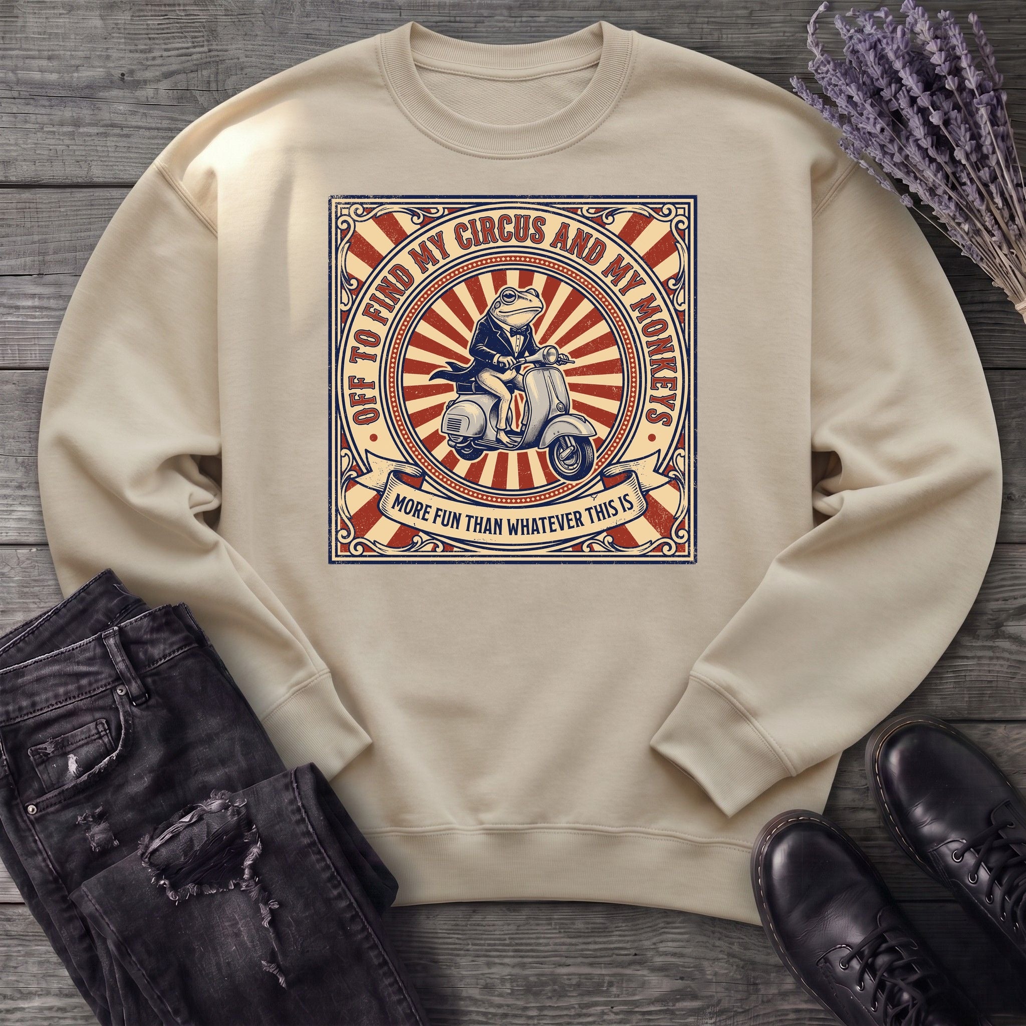 Find My Circus and Monkeys Sweatshirt