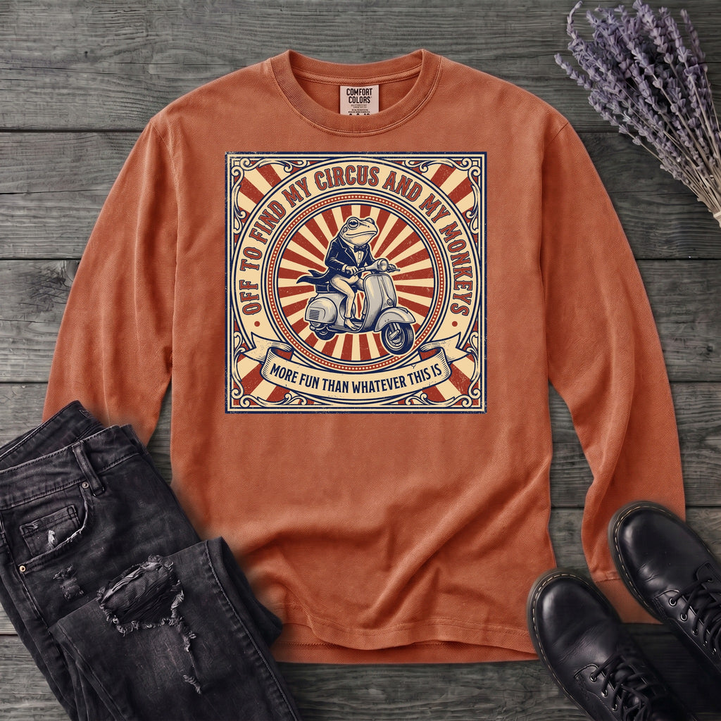 Find My Circus and Monkeys Long Sleeve T-Shirt