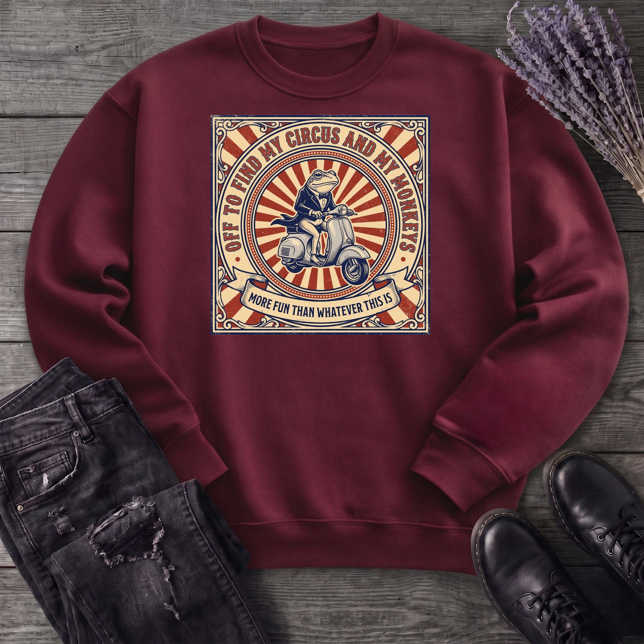 Find My Circus and Monkeys Sweatshirt