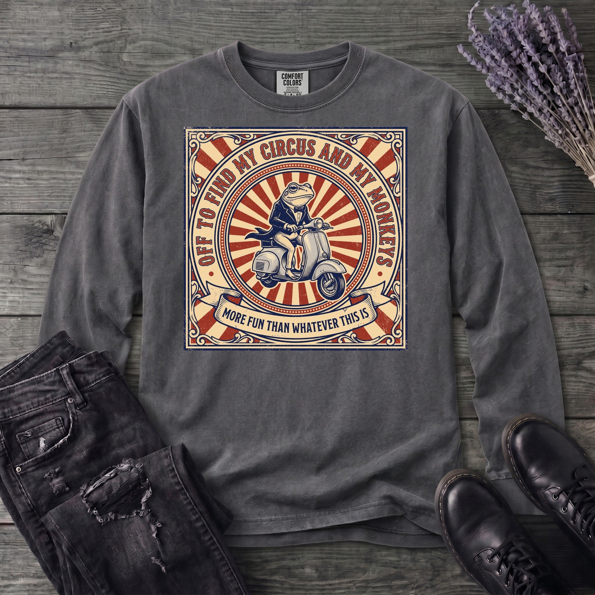 Find My Circus and Monkeys Long Sleeve T-Shirt